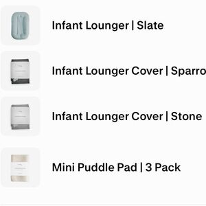 Snuggle me Organic Infant Lounger in Slate